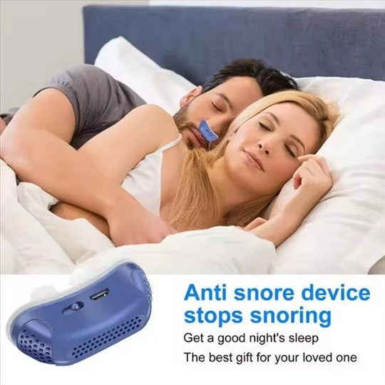 Adjustable Electric Anti-Snoring Device with Custom Airflow