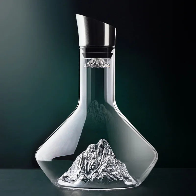 1500ml Iceberg Decanter - Creative Lead-Free Crystal Luxury High-Quality Home Red Wine Distributor Jug