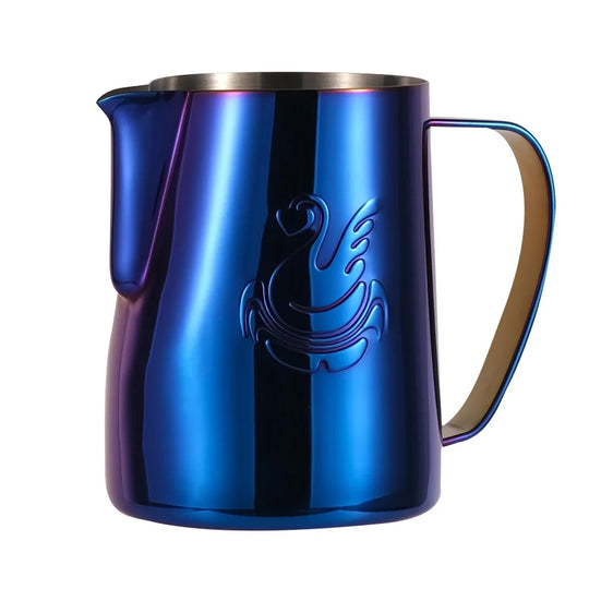 600ml Stainless Steel Coffee Pot Milk Frother Cup Cream Maker Espresso Latte Art Tool - Elegant Swan Design