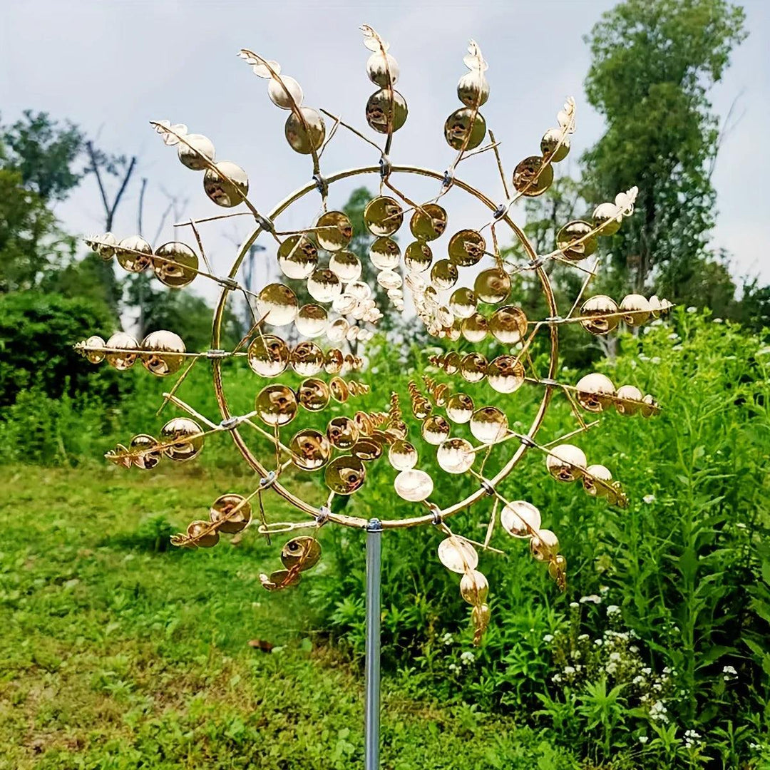 Windmill Spinner | Unique Wind-Powered Garden Decor Made of Metal