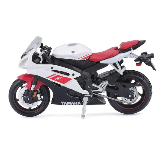1:18 Scale Alloy Roller Sportbike Figures Diecasts Kids Toy Motorcycle Racing Model Replicas Collector's Gift for Boys
