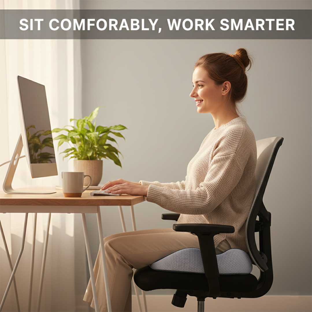 Seat Cushion - Adjustable Inserts - Memory Foam