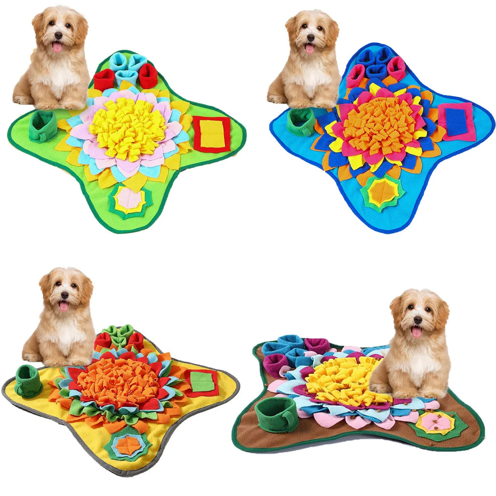 Sniffing Joy | Intelligent Snuffle Mat for Dogs | Interactive Food Toy to Combat Boredom | Encourages Natural Searching Instincts