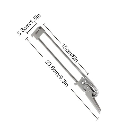 Adjustable Stainless Steel Bottle Opener | Non-Slip Design | New Kitchen Gadget