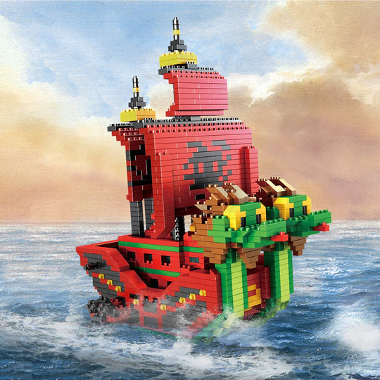 DIY Navigation Ship Building Blocks Toy | Pirate Ship Decoration Educational Toy, Perfect Gift for Boys and Girls