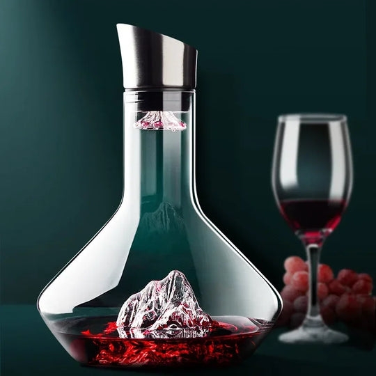 1500ml Iceberg Decanter - Creative Lead-Free Crystal Luxury High-Quality Home Red Wine Distributor Jug