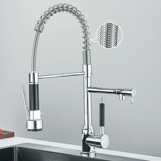 SpringFlow – Kitchen Faucet with Dual Outlet