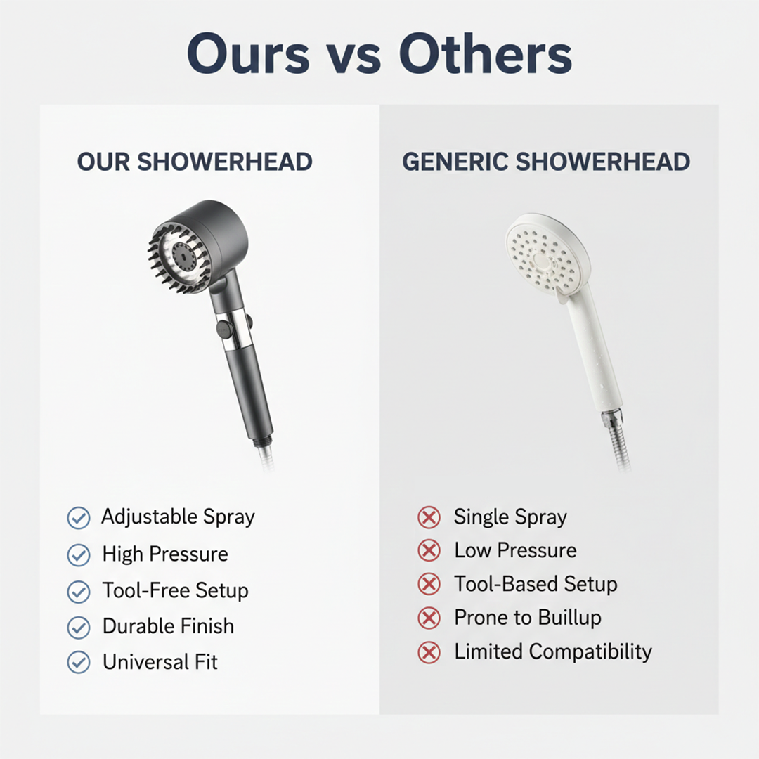 Showerhead - Adjustable Spray - High Pressure