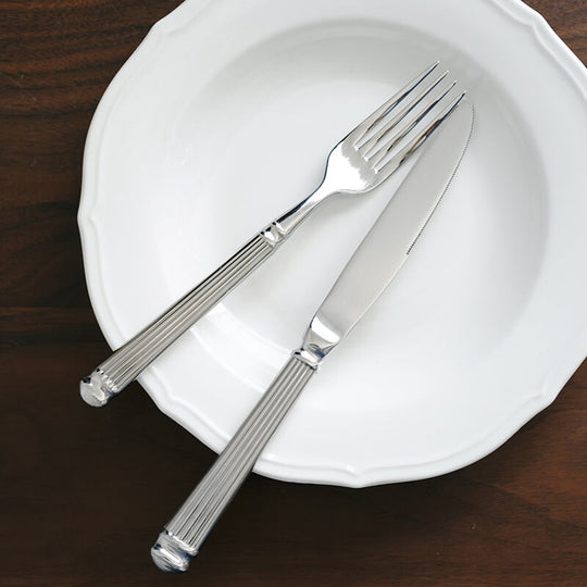 Simple Striped Cutlery 4 Piece Set