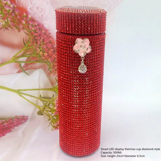 Smart Bottle Thermos | Temperature Display Zirconia Vacuum Bottle 500 ML