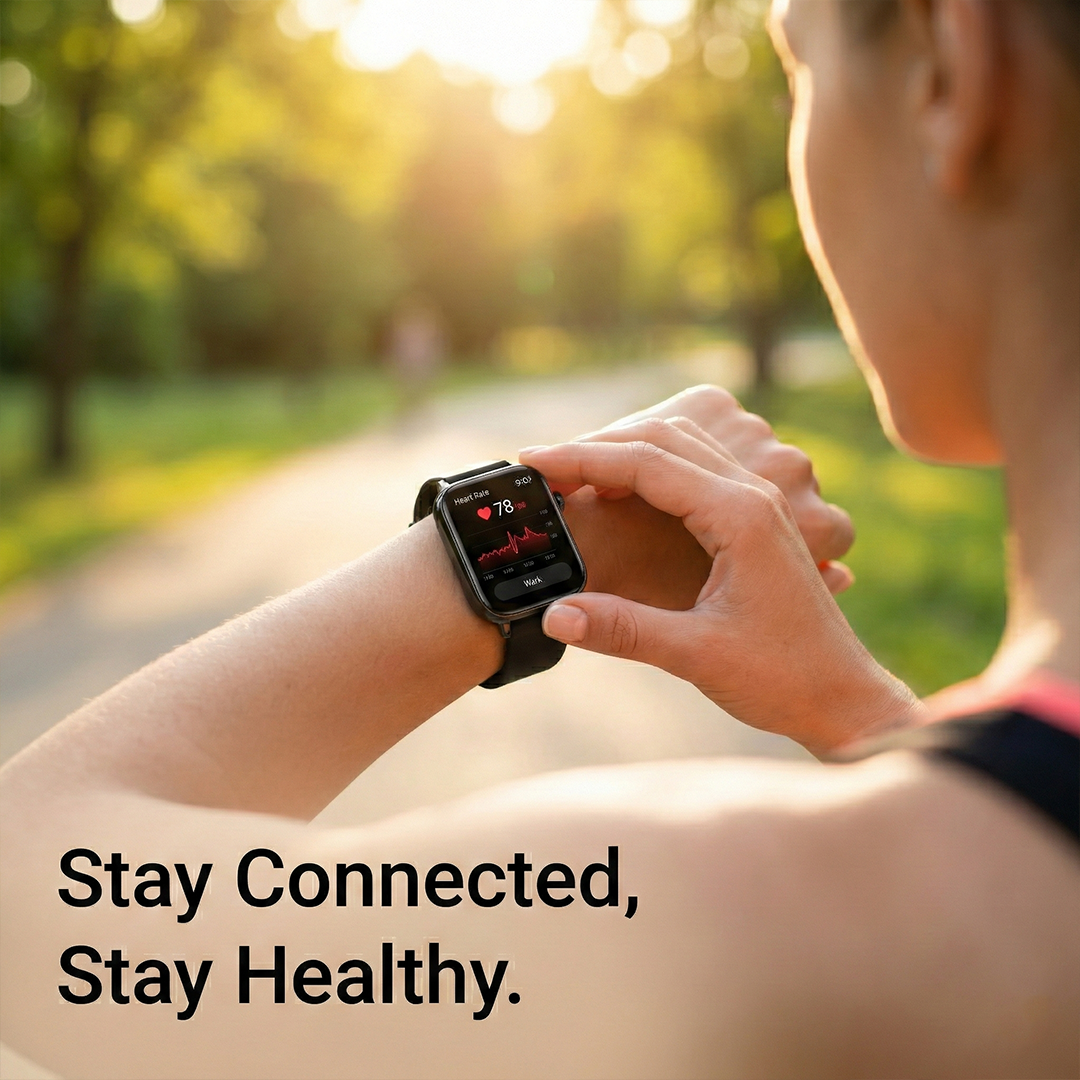 Smartwatch - AMOLED Display - Fitness Tracker