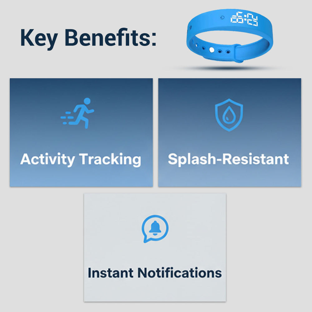 Smartwatch - Digital Fitness - Water Resistant
