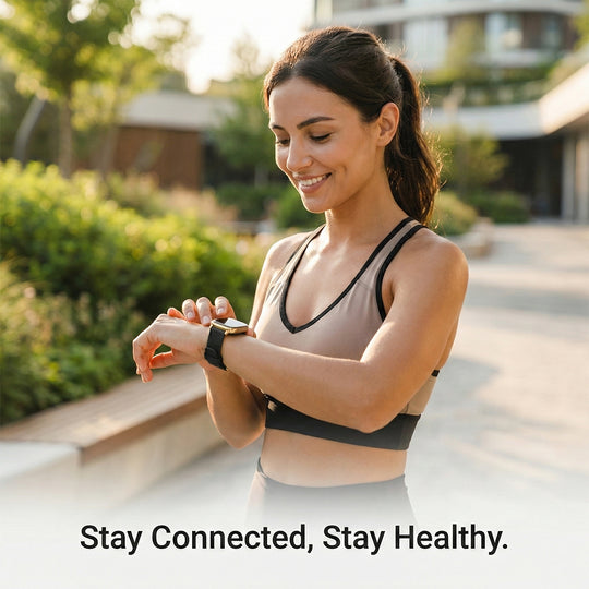 Smartwatch - Fitness Tracking - Gold Case