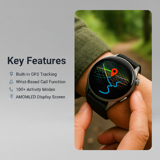Smartwatch - GPS Tracking - Call Function