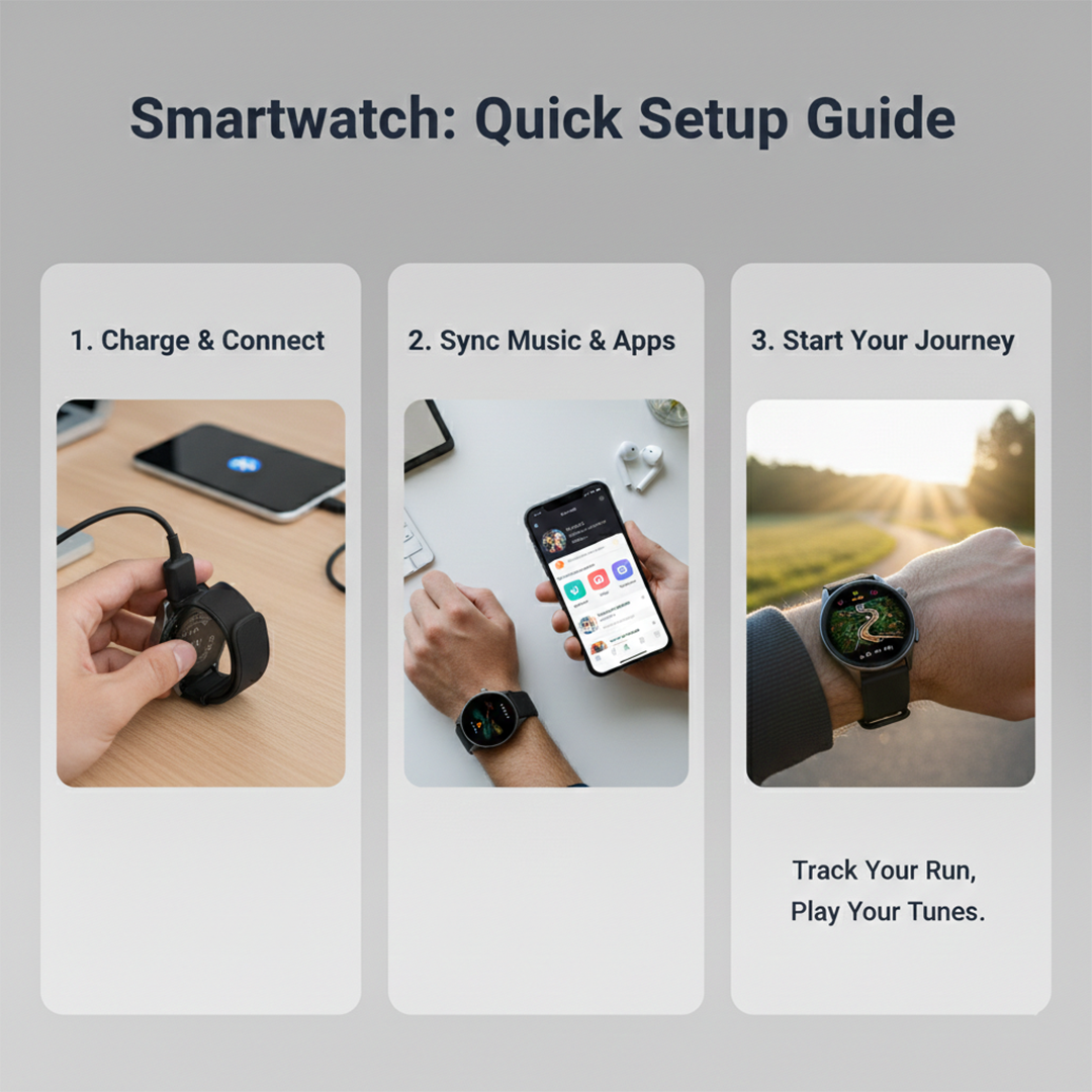 Smartwatch - GPS Tracking - Call Function