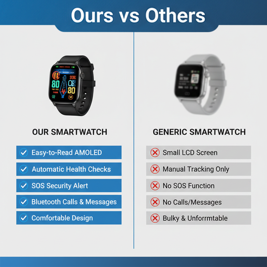Smartwatch - Health Monitor - GPS Function