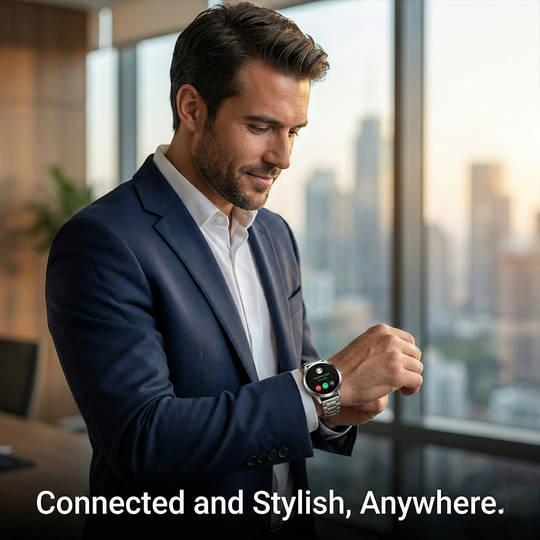 Smartwatch - Silver Metal - AMOLED Display