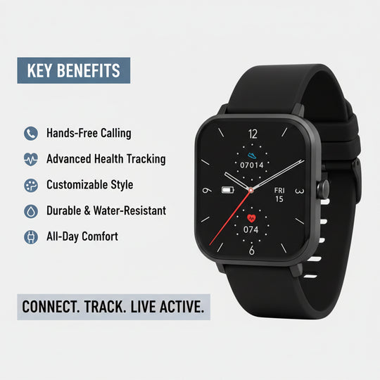 Smartwatch Tracker - Heart Sensor - Touch Display