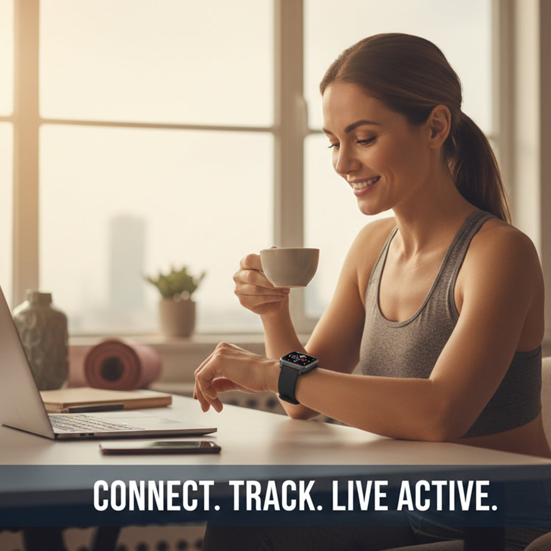 Smartwatch Tracker - Heart Sensor - Touch Display