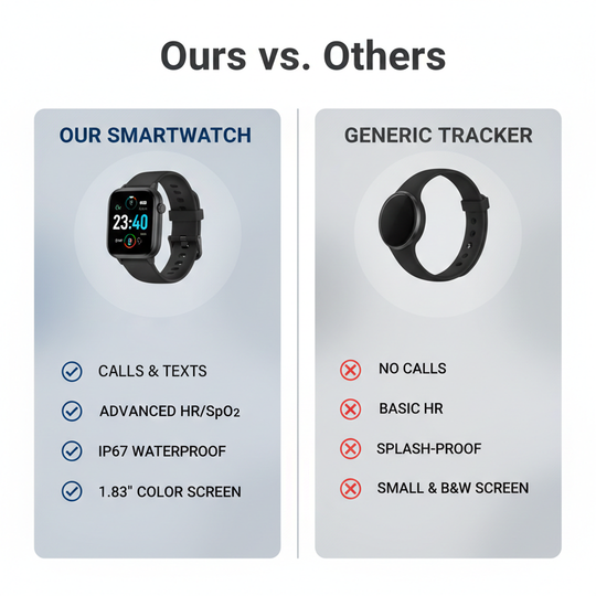 Smartwatch Tracker - Sports Display - Call Notifications