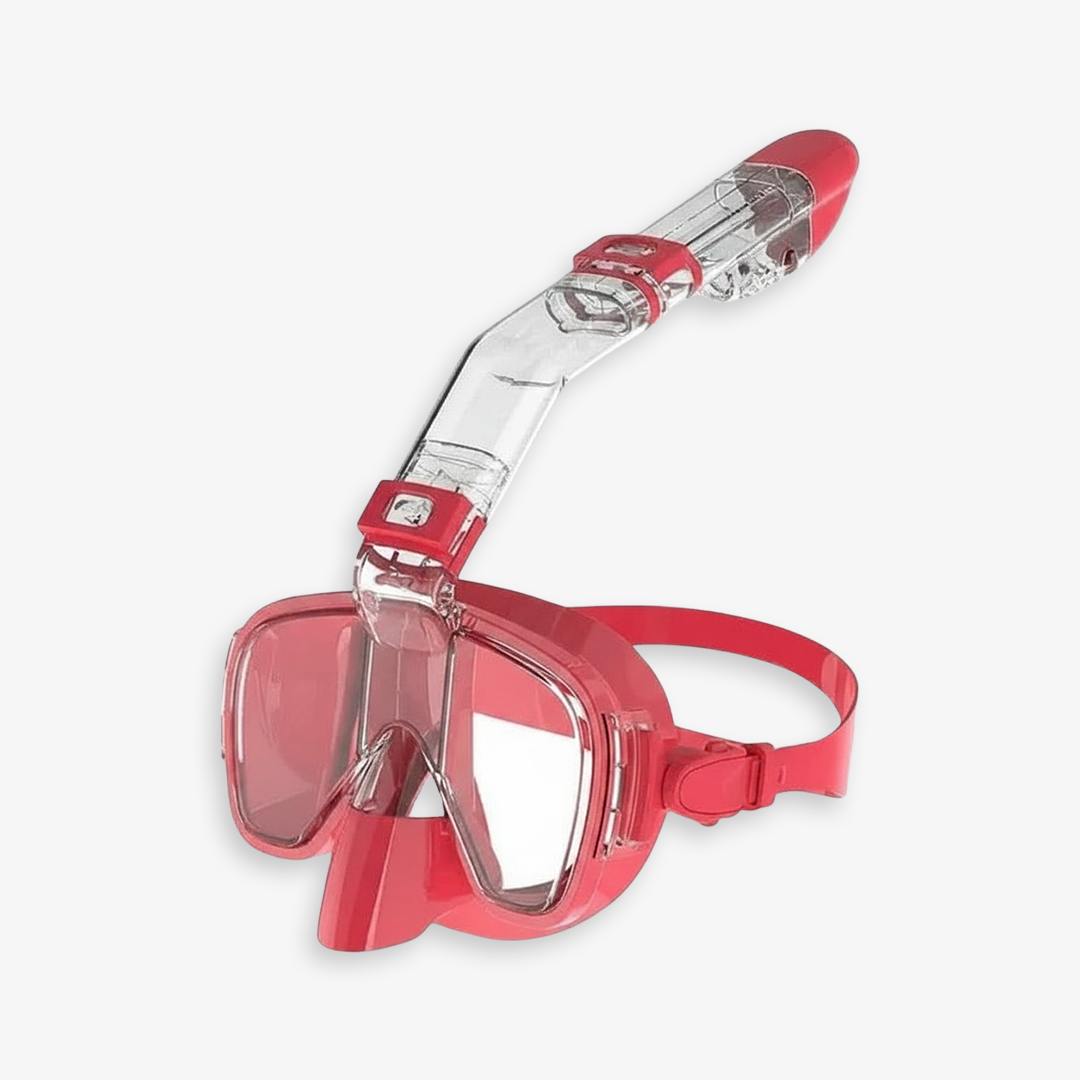 Snorkelling Mask - Top Tube - Adjustable Strap