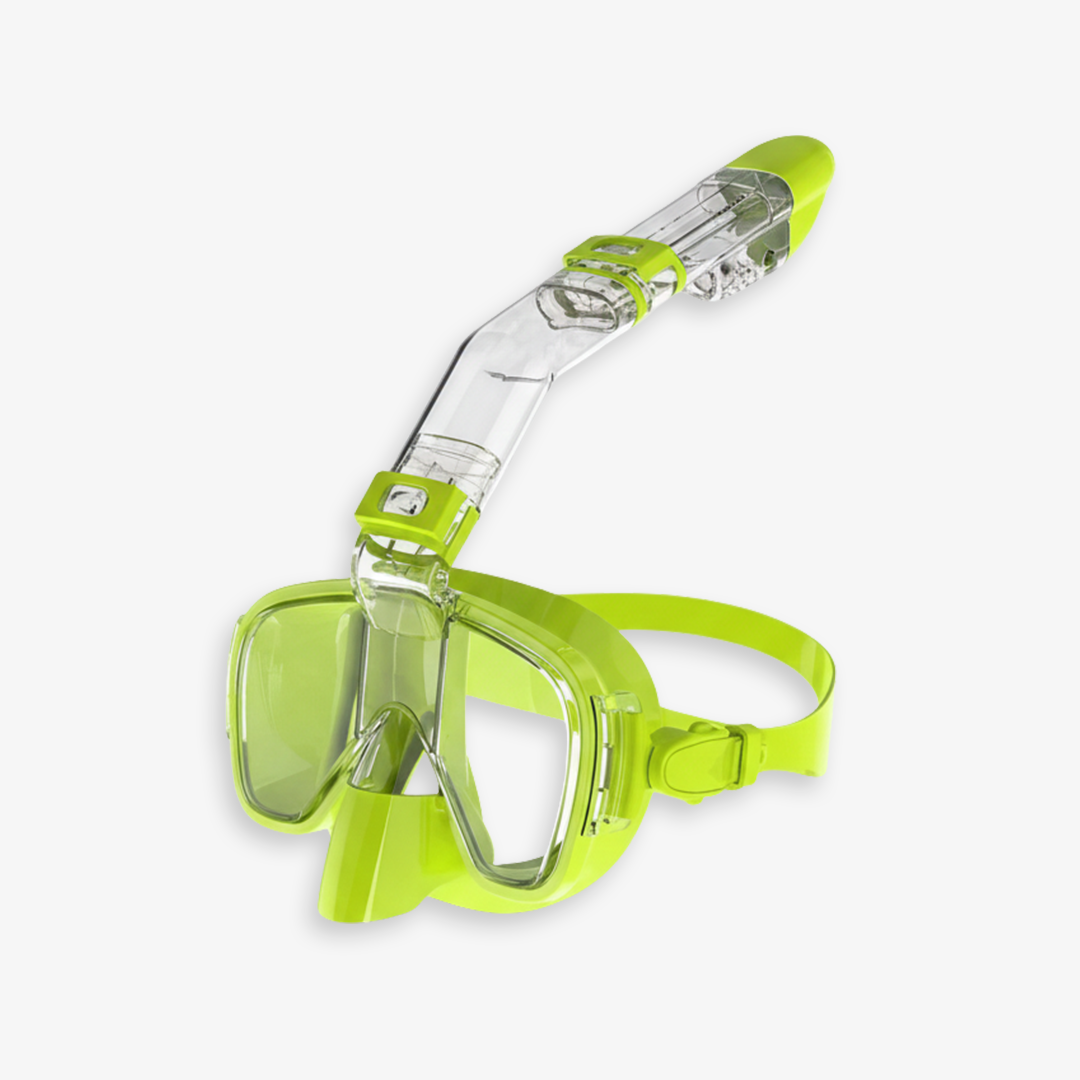 Snorkelling Mask - Top Tube - Adjustable Strap
