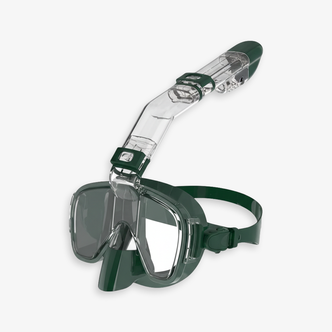 Snorkelling Mask - Top Tube - Adjustable Strap