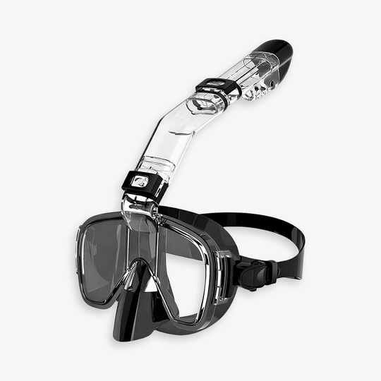 Snorkelling Mask - Top Tube - Adjustable Strap