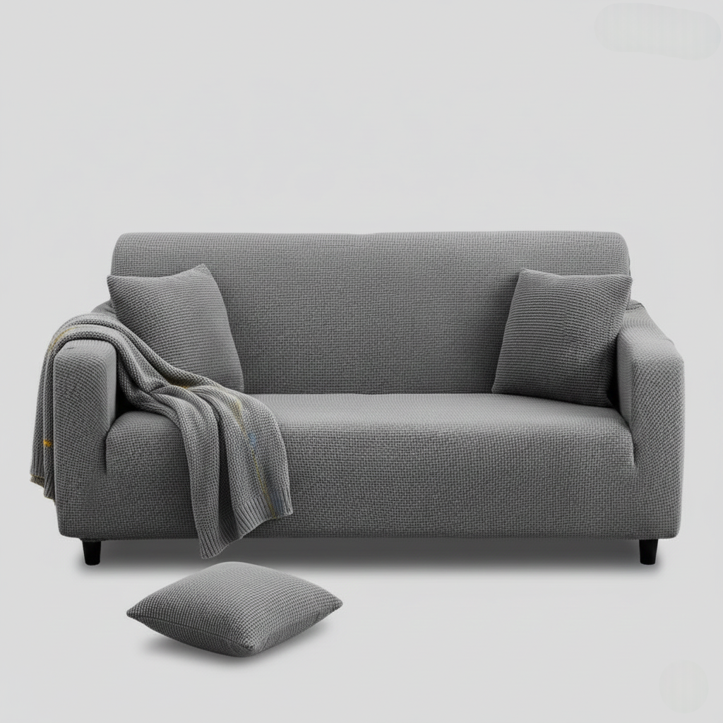 Stretch Sofa Cover - Universal Fit Slipcover - Machine Washable