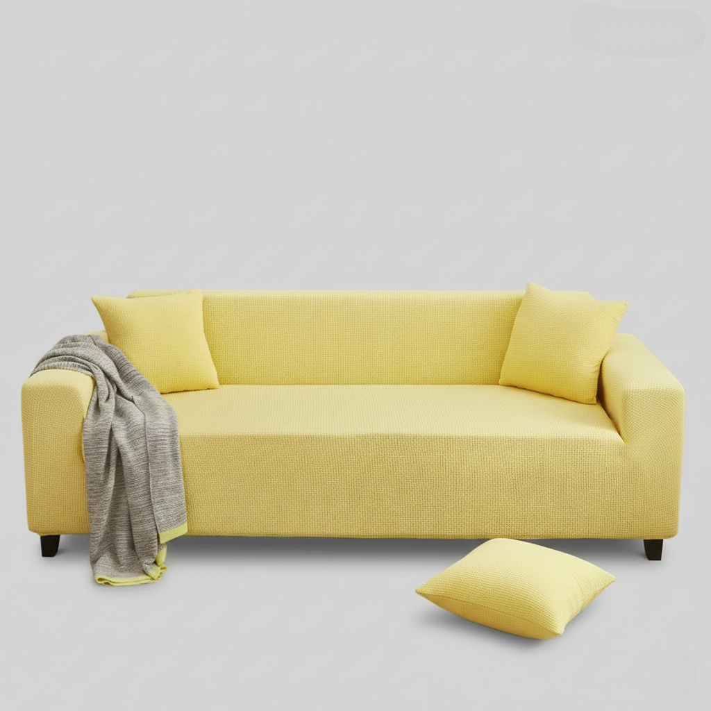 Stretch Sofa Cover - Universal Fit Slipcover - Machine Washable