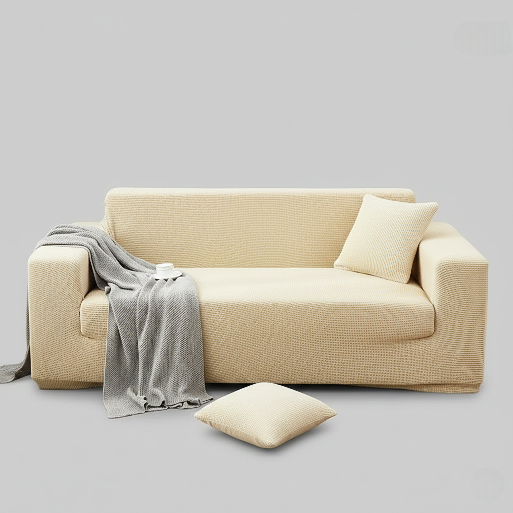 Stretch Sofa Cover - Universal Fit Slipcover - Machine Washable