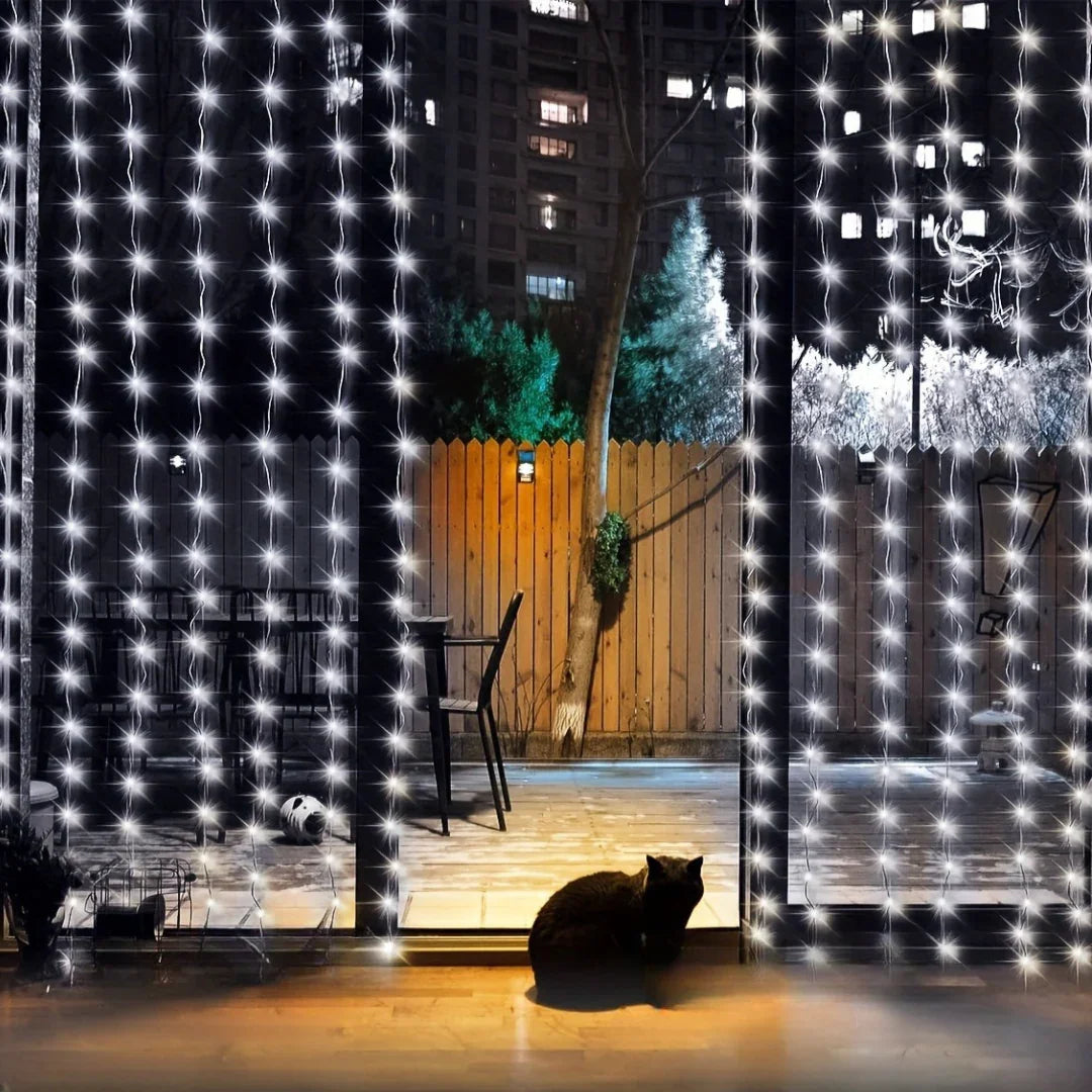 Solar-Powered Outdoor Lights - Curtain Design - Garden Decoration