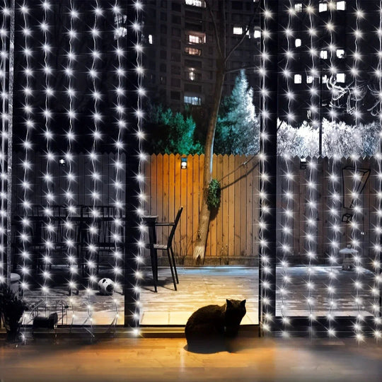 Solar-Powered Outdoor Lights - Curtain Design - Garden Decoration