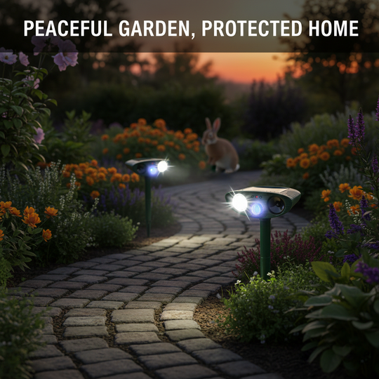 Ultrasonic Deer Repeller - Solar Powered - Motion Sensor