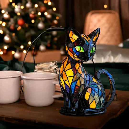 Stained Glass Table Lamp - Bedside Lamps - Bedroom Lamps - Luvonic
