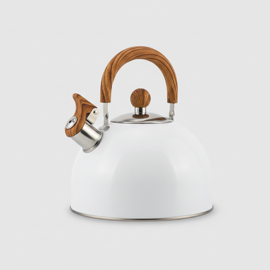 Stovetop Whistling Kettle – Stainless Steel – Handle with Thermal Barrier