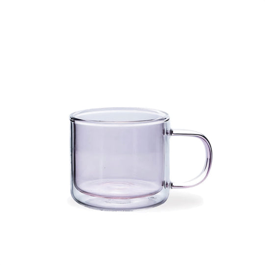 Tinted Glass Mug for Hot Beverages