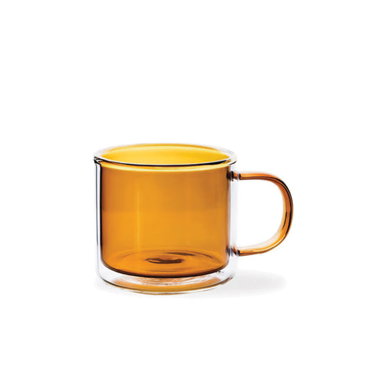 Tinted Glass Mug for Hot Beverages