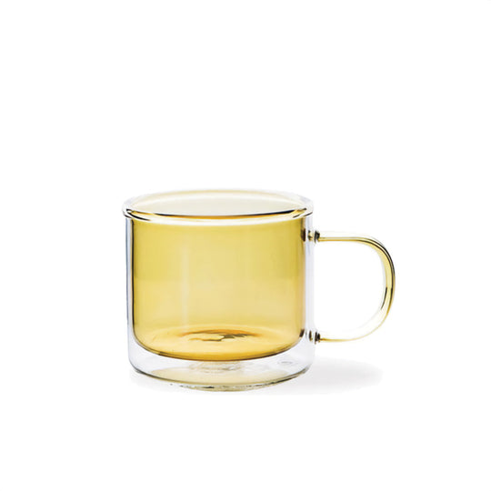 Tinted Glass Mug for Hot Beverages