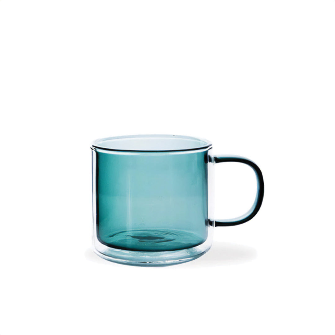 Tinted Glass Mug for Hot Beverages