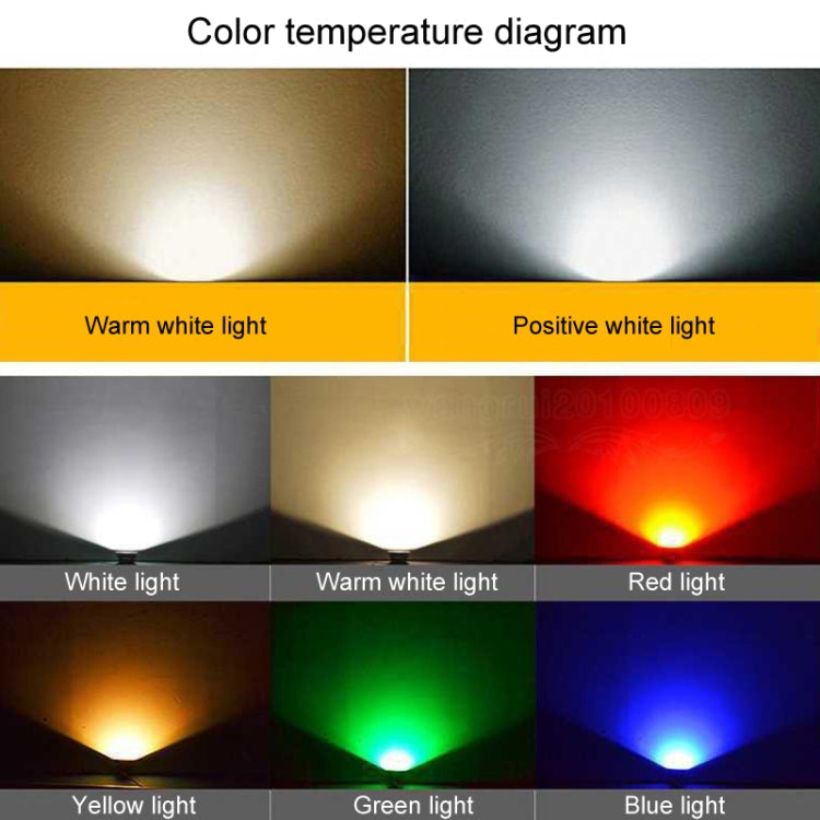 LED Floodlight COB Outdoor Waterproof Spotlight Billboard Lights Garden Lamp, 30W with 4 Colour Options