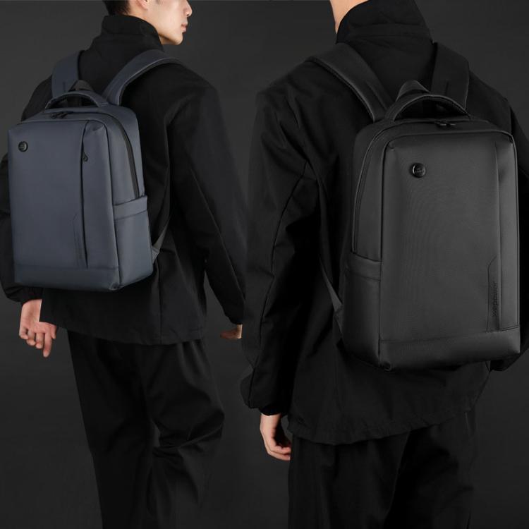 Men's 14-Inch Laptop Backpack - Waterproof Large Capacity Business Commuter Backpack (Black)