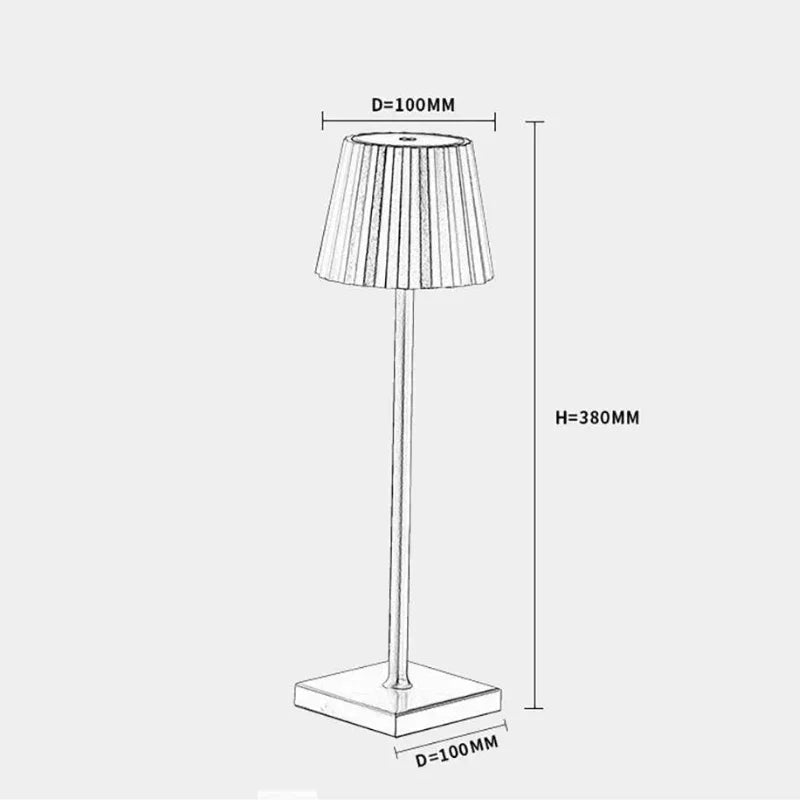Table Lamp - Cordless Lamp - Touch Control - Luvonic