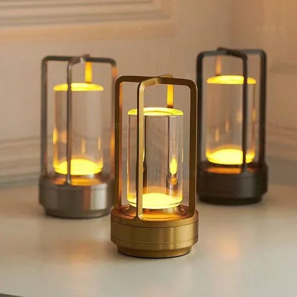 Table Lamp - Crystal Design - Wireless Charging