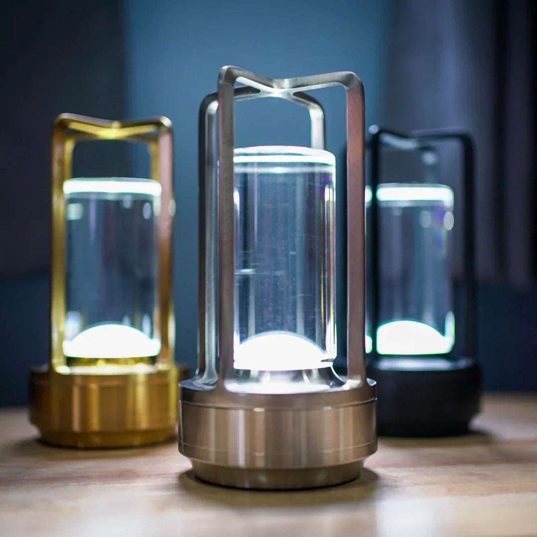 Table Lamp - Crystal Design - Wireless Charging