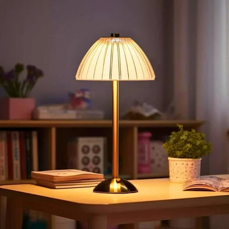Table Lamp - Crystal Shade - USB Charging