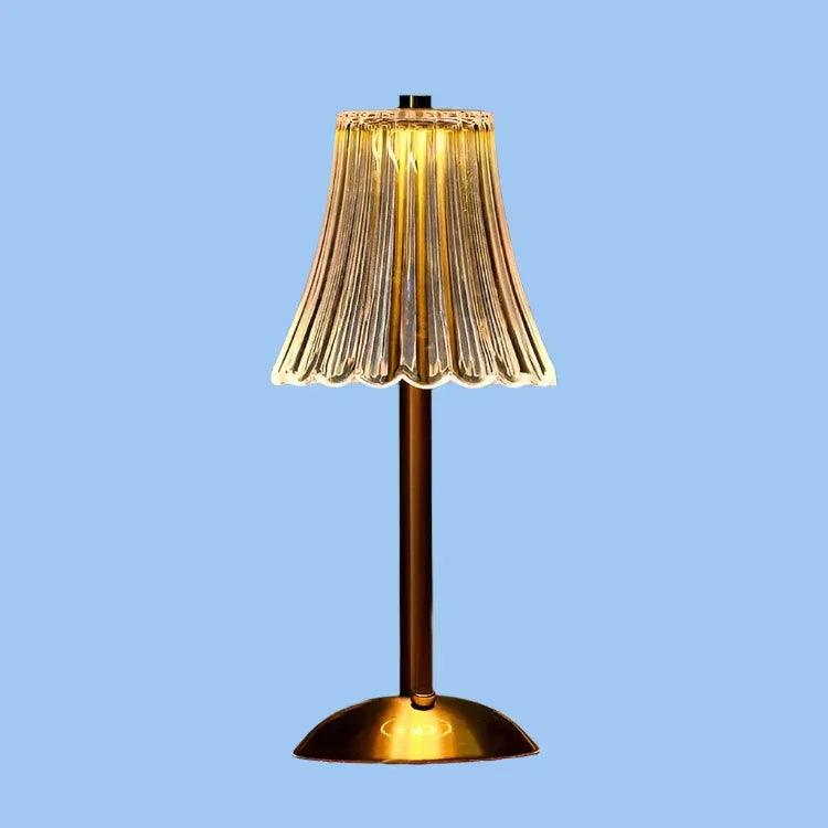 Table Lamp - Crystal Shade - USB Charging