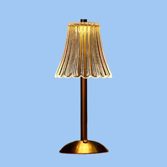 Table Lamp - Crystal Shade - USB Charging