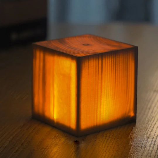 Table Lamp - Touch Control - Wood Finish