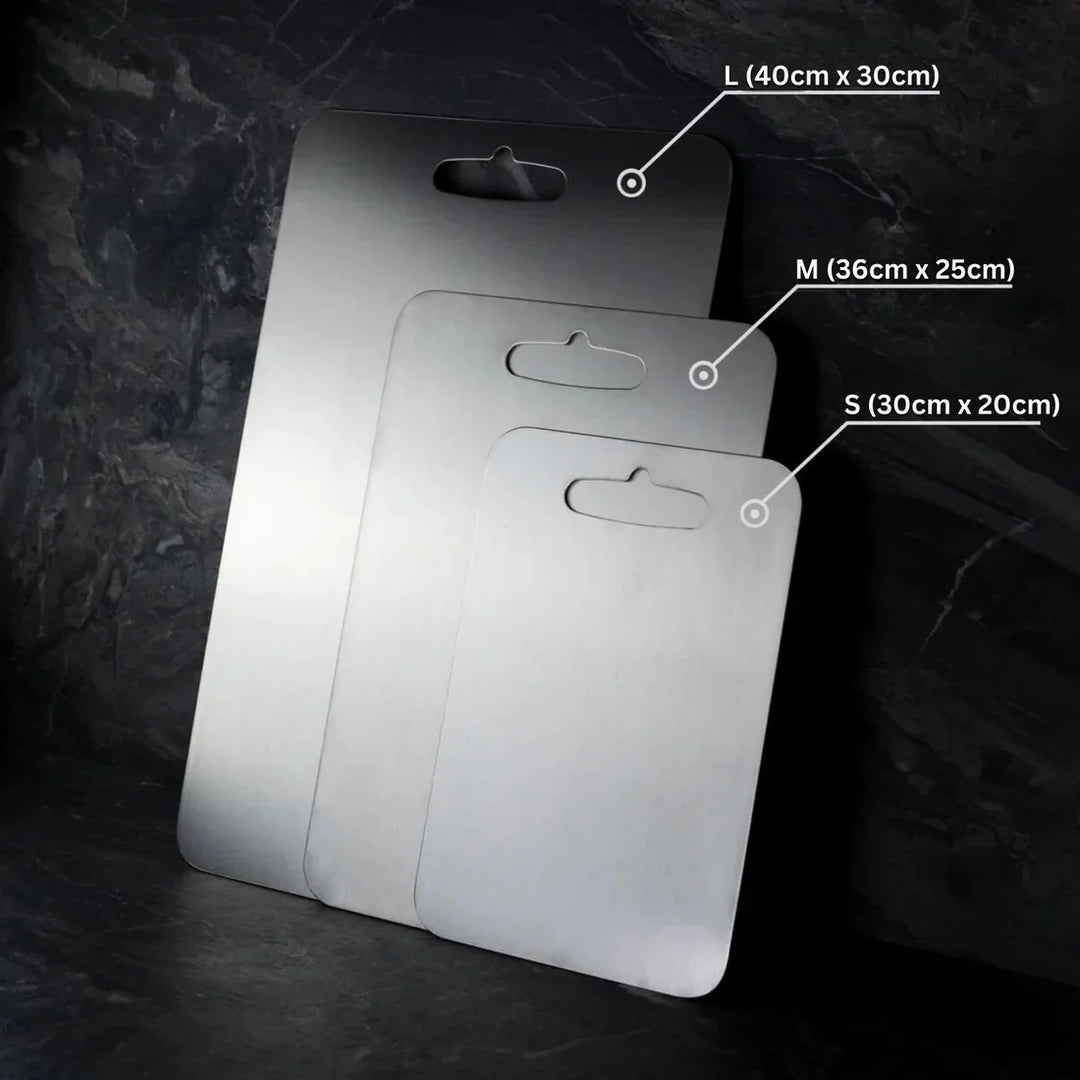 Titanium Surface Cutting Board - Non-Porous Design